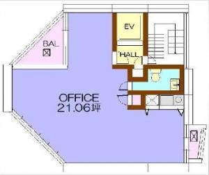 ＫＰＯビル基準階間取り図