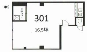 ストーク児島ビル基準階間取り図