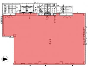 関電不動産高麗橋ビル基準階間取り図
