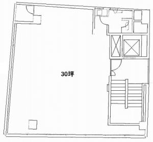 新御堂筋ビル基準階間取り図