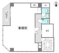 （仮称）久太郎町ビル基準階図面