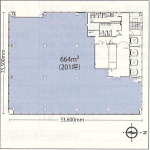 日本生命御堂筋八幡町ビル間取り図