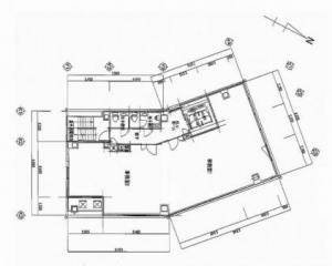 クレイ肥後橋ビル基準階間取り図