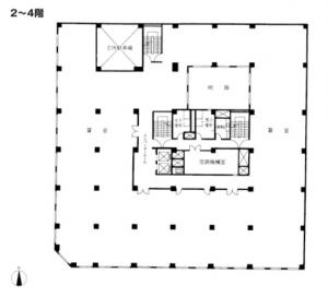 中博ビル基準階間取り図