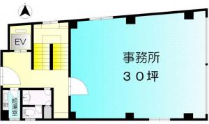 交徳ビル４０１号室間取り図