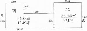 ヌカタビル基準階間取り図
