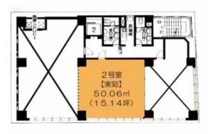 新大阪高光ビル６階間取り図