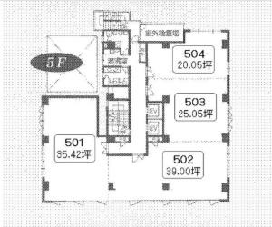 ５階間取り図