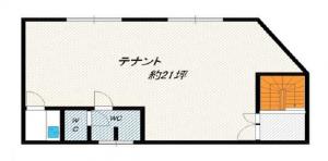 杉田ビル基準階間取り図
