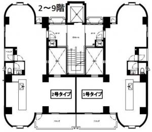 ＲＥ－０２１ビル基準階図面