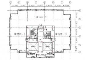 新大阪和幸ビル基準階間取り図