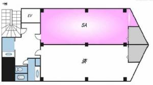 梅田プラチナビル基準階間取り図