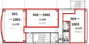 ＧＡＺＥＬＬＥ　ＲＩＯ烏丸五条基準階図面