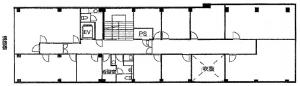 順慶ビル基準階間取り図