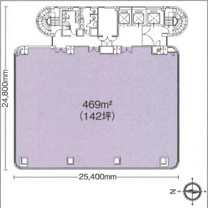 ニッセイ心斎橋ウェストビル間取り図