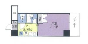 アーバンシティ上本町基準階間取り図