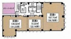 ＣＡＲＰ南船場第１ビル基準階間取り図