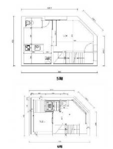 マルカビル基準階間取り図