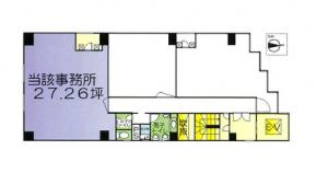 アイエスビル基準階間取り図