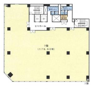 大和地所南森町ビル７階間取り図