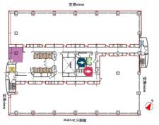 ユーティリティセンタービル基準階図面