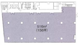 塩野日生ビル基準階間取り図