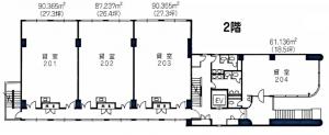 三旺ビル２階間取り図