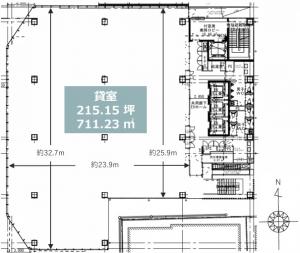 FDS大阪本町ビル基準階図面8～11階