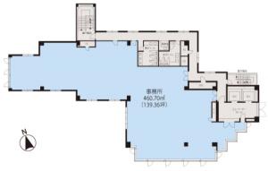 上六Ｆビル基準階間取り図