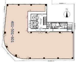 川久センタービル基準階間取り図
