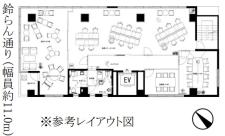 BRICK GATE 茅場町基準階図面