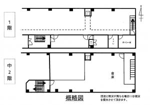 昭栄ビル１階間取り図