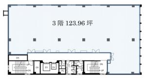 本町辰巳ビル３階間取り図