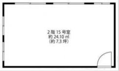 西船場ビル基準階間取り図