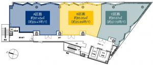 茶屋町TATSUMIビル基準階図面