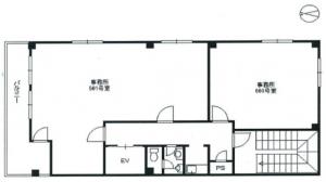 三恵ビル６階間取り図