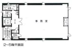 平野町イシカワビル基準階図面