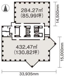 龍角散ビル基準階間取り図