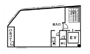 福井ビル基準階間取り図