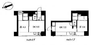 北浜コンソール基準階間取り図