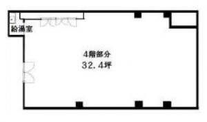 中川ビル５階間取り図