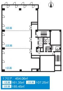 アーバネックス御池ビル東館基準階図面