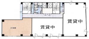 谷町センタービル５階間取り図