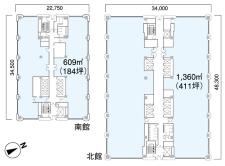 有楽町電気ビル基準階図面