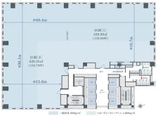 （仮称）御成門計画基準階図面