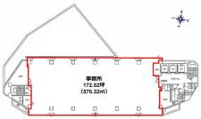 ONEST元代々木スクエア基準階図面