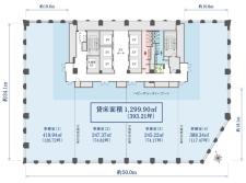 三会堂ビル基準階図面