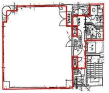 銀座プルミエビル基準階図面