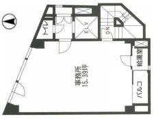 須田町パークビル基準階図面