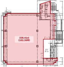 目黒東洋ビル基準階間取り図